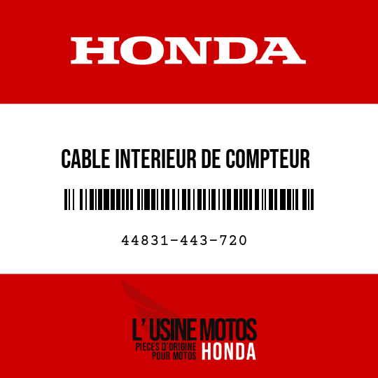 image de 44831-443-720 CABLE INTERIEUR DE COMPTEUR DEVITESSE