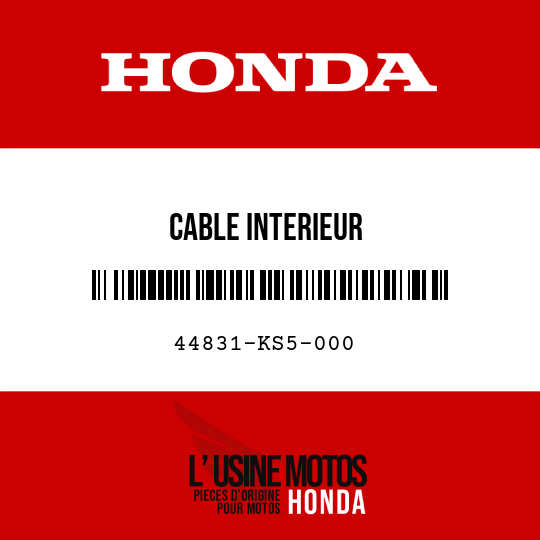 image de 44831-KS5-000 CABLE INTERIEUR