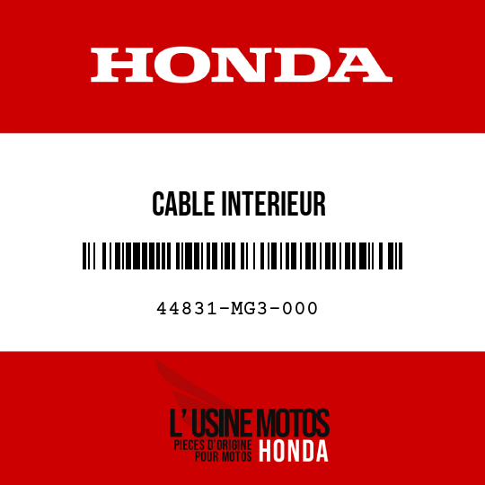 image de 44831-MG3-000 CABLE INTERIEUR