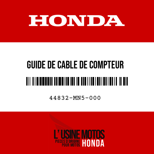 image de 44832-MN5-000 GUIDE DE CABLE DE COMPTEUR