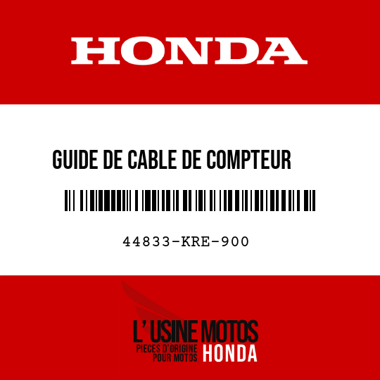 image de 44833-KRE-900 GUIDE DE CABLE DE COMPTEUR    VITESSE