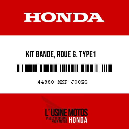 image de 44880-MKP-J00ZG KIT BANDE, ROUE G. TYPE1