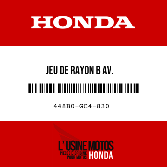image de 448B0-GC4-830 JEU DE RAYON B AV.