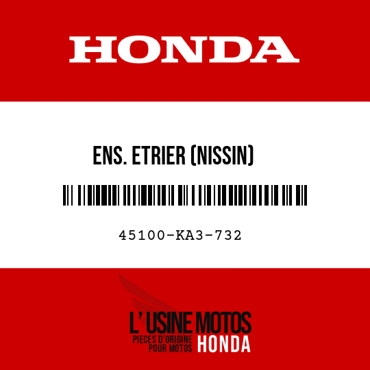 image de 45100-KA3-732 ENS. ETRIER (NISSIN)