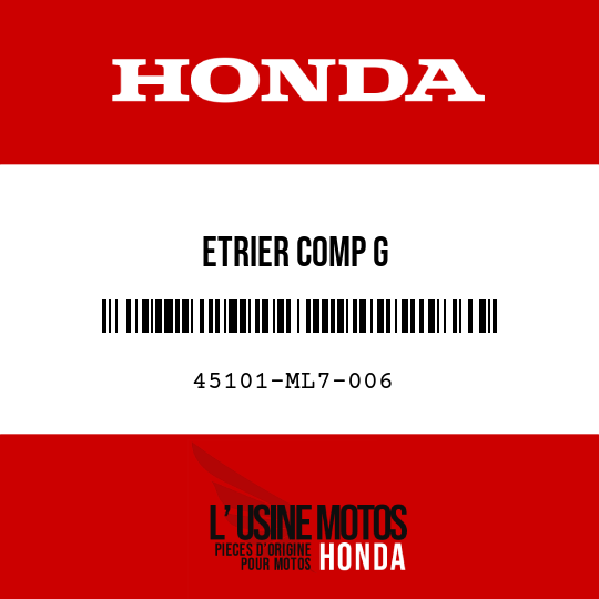 image de 45101-ML7-006 ETRIER COMP G