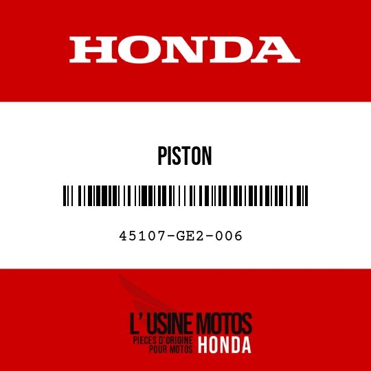 image de 45107-GE2-006 PISTON
