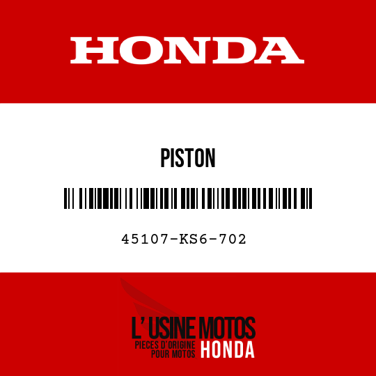 image de 45107-KS6-702 PISTON