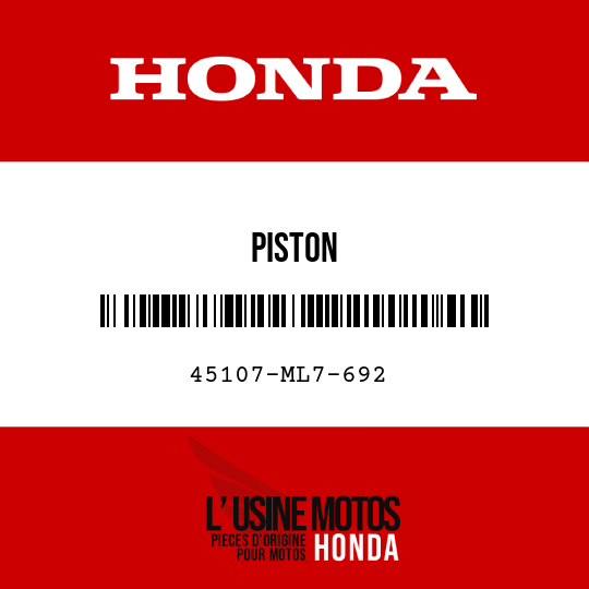 image de 45107-ML7-692 PISTON