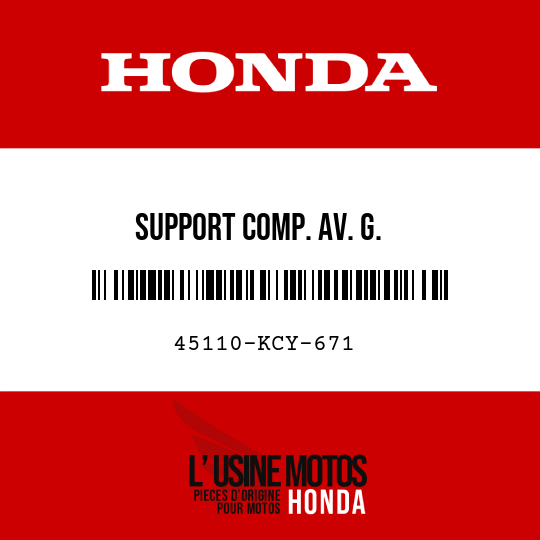 image de 45110-KCY-671 SUPPORT COMP. AV. G.
