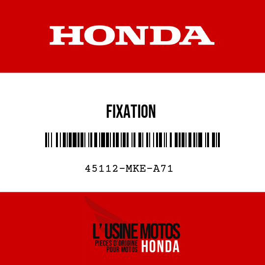 image de 45112-MKE-A71 FIXATION