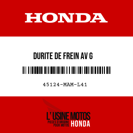 image de 45124-MAM-L41 DURITE DE FREIN AV G