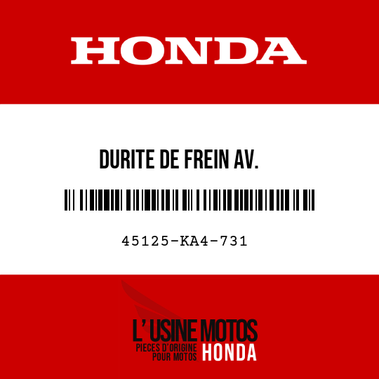image de 45125-KA4-731 DURITE DE FREIN AV.