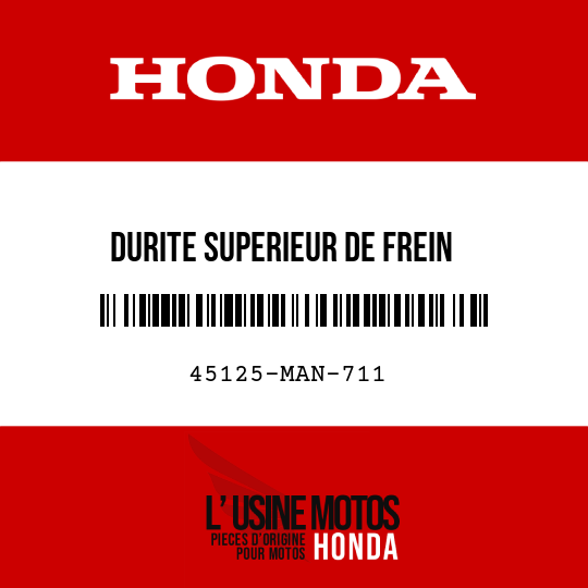 image de 45125-MAN-711 DURITE SUPERIEUR DE FREIN
