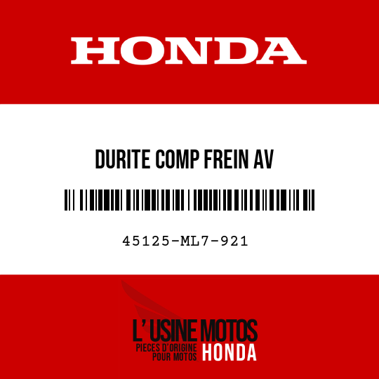 image de 45125-ML7-921 DURITE COMP FREIN AV