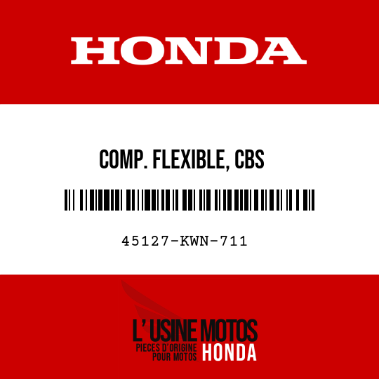 image de 45127-KWN-711 COMP. FLEXIBLE, CBS