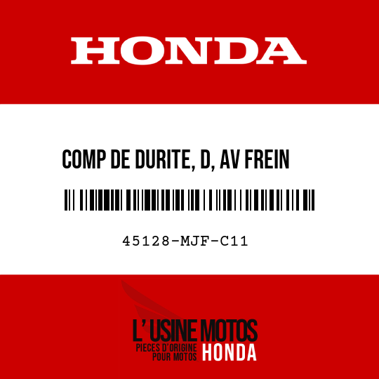 image de 45128-MJF-C11 COMP DE DURITE, D, AV FREIN