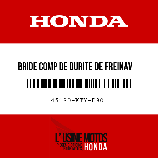 image de 45130-KTY-D30 BRIDE COMP DE DURITE DE FREINAV