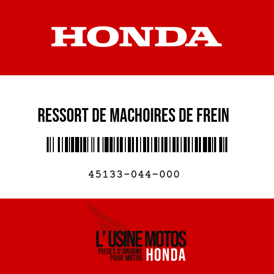 image de 45133-044-000 RESSORT DE MACHOIRES DE FREIN