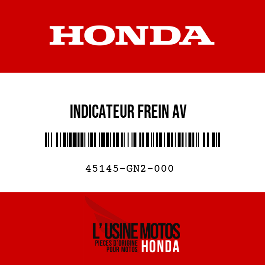 image de 45145-GN2-000 INDICATEUR FREIN AV