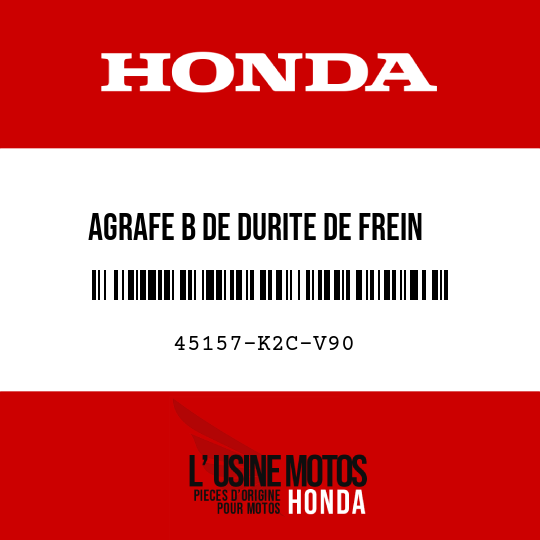 image de 45157-K2C-V90 AGRAFE B DE DURITE DE FREIN
