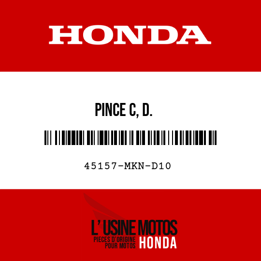 image de 45157-MKN-D10 PINCE C, D.