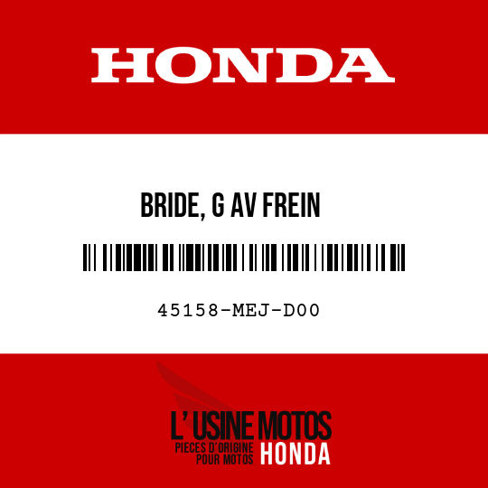 image de 45158-MEJ-D00 BRIDE, G AV FREIN