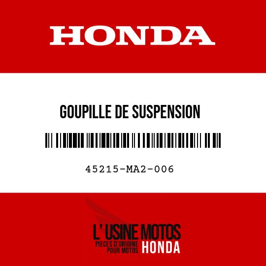 image de 45215-MA2-006 GOUPILLE DE SUSPENSION