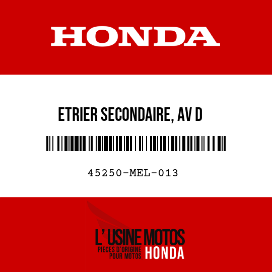 image de 45250-MEL-013 ETRIER SECONDAIRE, AV D
