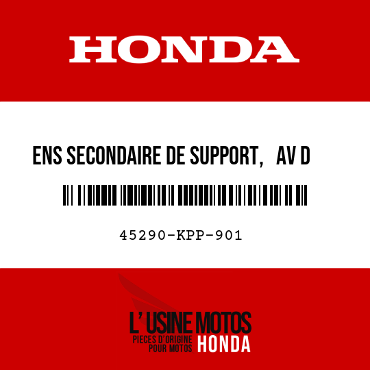 image de 45290-KPP-901 ENS SECONDAIRE DE SUPPORT,   AV D