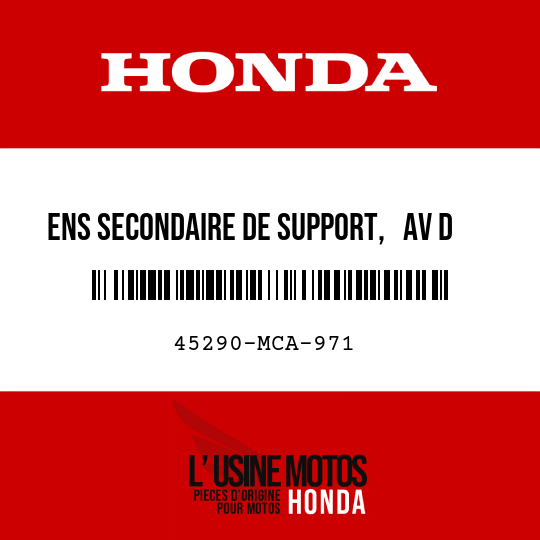 image de 45290-MCA-971 ENS SECONDAIRE DE SUPPORT,   AV D