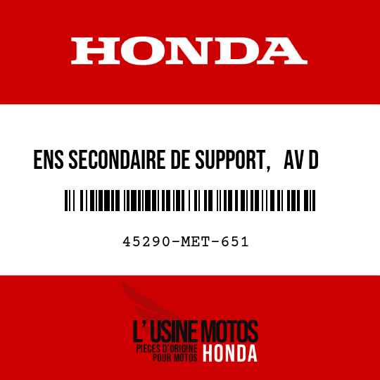 image de 45290-MET-651 ENS SECONDAIRE DE SUPPORT,   AV D