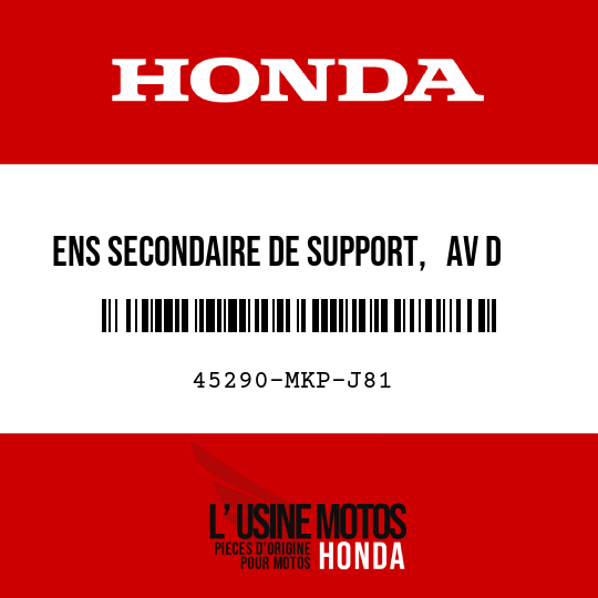 image de 45290-MKP-J81 ENS SECONDAIRE DE SUPPORT,   AV D