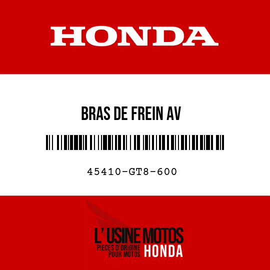 image de 45410-GT8-600 BRAS DE FREIN AV
