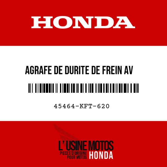 image de 45464-KFT-620 AGRAFE DE DURITE DE FREIN AV