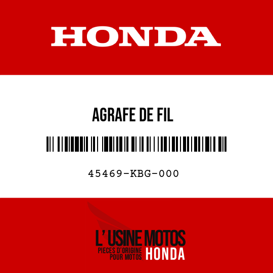 image de 45469-KBG-000 AGRAFE DE FIL