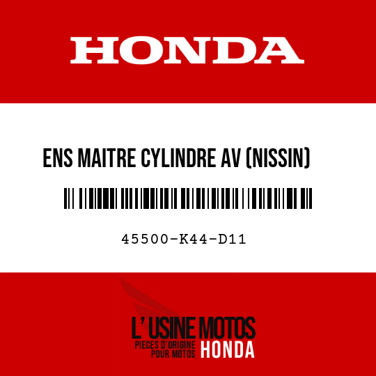 image de 45500-K44-D11 ENS MAITRE CYLINDRE AV (NISSIN)