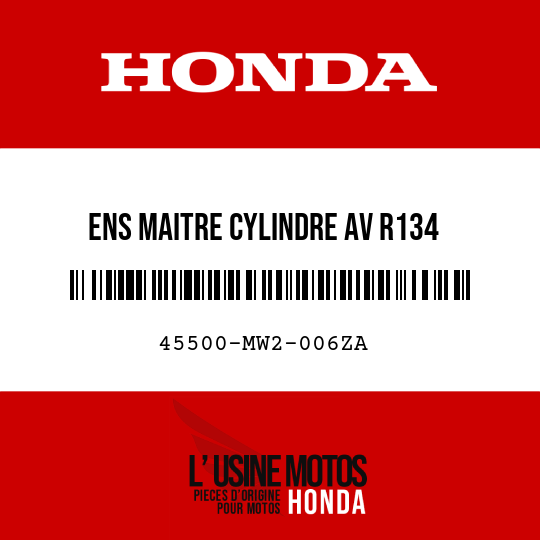 image de 45500-MW2-006ZA ENS MAITRE CYLINDRE AV R134 