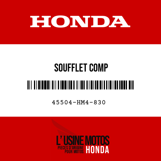 image de 45504-HM4-830 SOUFFLET COMP