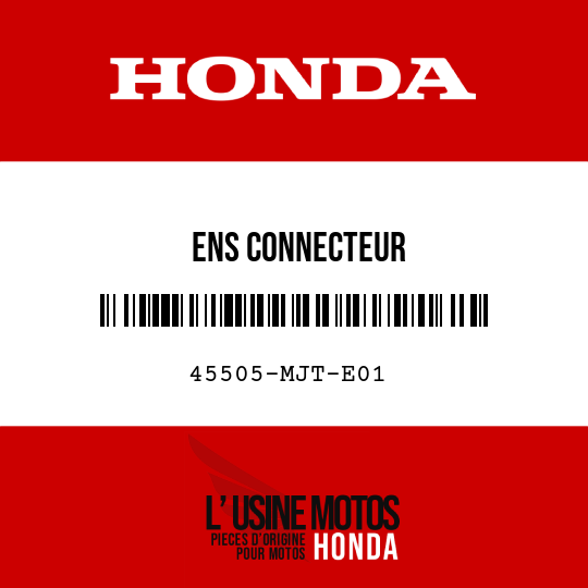 image de 45505-MJT-E01 ENS CONNECTEUR