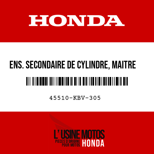 image de 45510-KBV-305 ENS. SECONDAIRE DE CYLINDRE, MAITRE AV. (NISSIN)