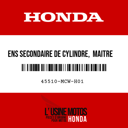 image de 45510-MCW-H01 ENS SECONDAIRE DE CYLINDRE,  MAITRE AV (NISSIN)