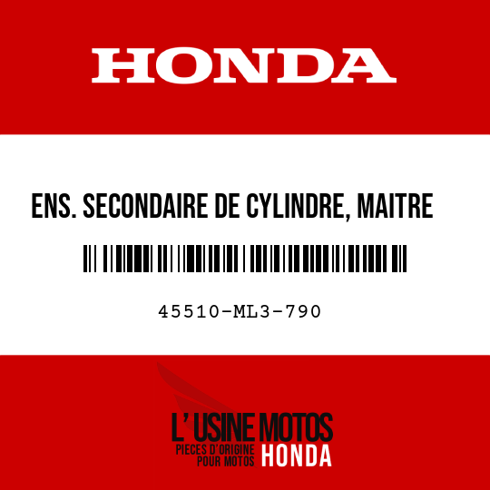 image de 45510-ML3-790 ENS. SECONDAIRE DE CYLINDRE, MAITRE AV. (NISSIN)