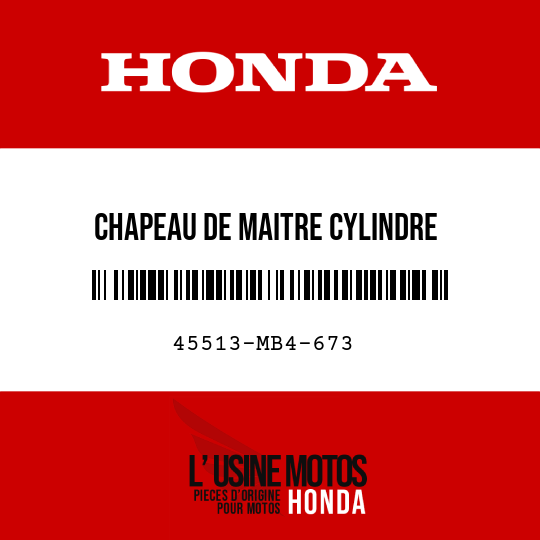 image de 45513-MB4-673 CHAPEAU DE MAITRE CYLINDRE
