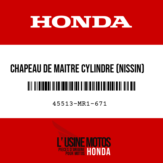 image de 45513-MR1-671 CHAPEAU DE MAITRE CYLINDRE (NISSIN)