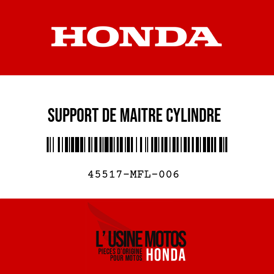 image de 45517-MFL-006 SUPPORT DE MAITRE CYLINDRE