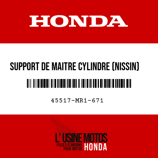 image de 45517-MR1-671 SUPPORT DE MAITRE CYLINDRE (NISSIN)