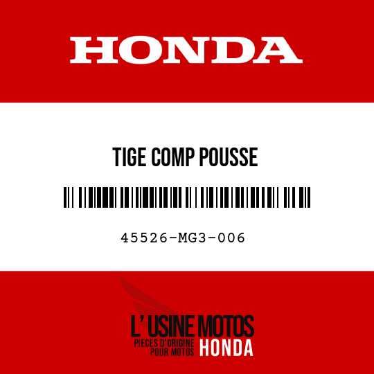 image de 45526-MG3-006 TIGE COMP POUSSE