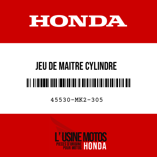 image de 45530-MK2-305 JEU DE MAITRE CYLINDRE