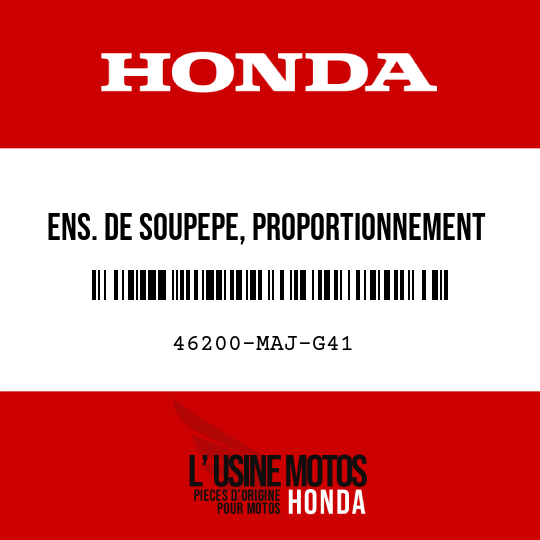 image de 46200-MAJ-G41 ENS. DE SOUPEPE, PROPORTIONNEMENT COMMANDE