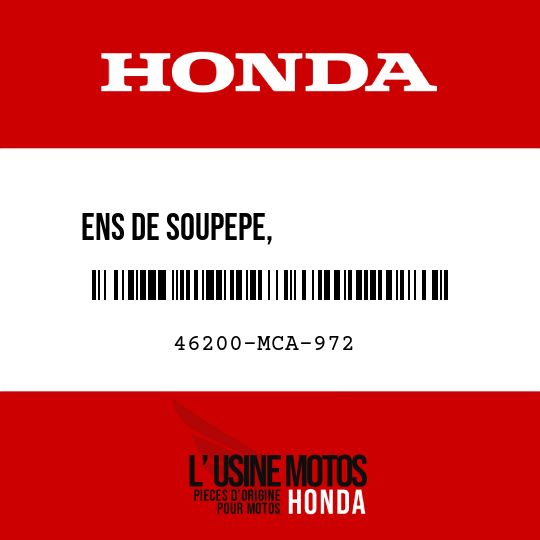 image de 46200-MCA-972 ENS DE SOUPEPE,              PROPORTIONNEMENT COMMANDE